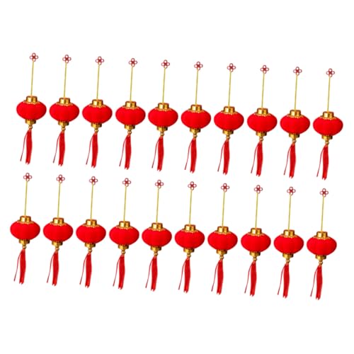 HONITANO 20 Stück Teiliges Rote Neujahrs Laternen Hängende Dekorationen Stoff Laternen für Frühlingsfest Hochzeit Party Indoor Outdoor Festliche Atmosphäre HONITANO 20 Stück Teiliges Rote Neujahrs Laternen Hängende Dekorationen Stoff Laternen für Frühlingsfest Hochzeit Party Indoor Outdoor Festliche Atmosphäre von HONITANO