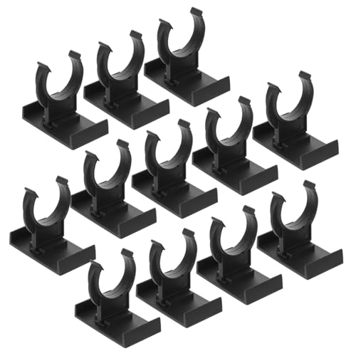 HONITANO 20 Stück Teiliges Verstellbare Schwarze PP Küchen Sockelclips Robuste Plinth Klemmen für Unterschränke Schützende Möbelbeine Einfache Montage Erhöhte Belüftung und Bodenschutz von HONITANO