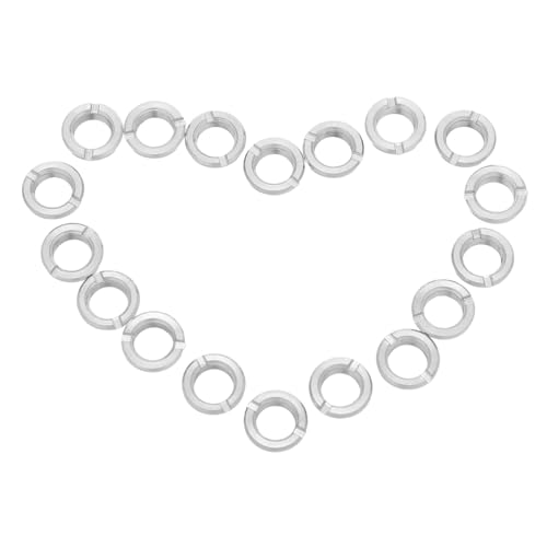 HONITANO 20sätze Uhrenreparaturteile Quarzuhr-montagemuttern Rundkopf-befestigungselemente Ersatz Für Wanduhrmechanismus Metall Für DIY-uhrenreparatur von HONITANO
