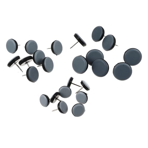 HONITANO 24 Stück Teiliges Möbelgleiter Nagel PTFE Schutz für Stuhl Tischbeine Langlebige Bodenschoner für Teppichböden Geräuscharm Wasserfest Geeignet für Holz Möbelbeine von HONITANO
