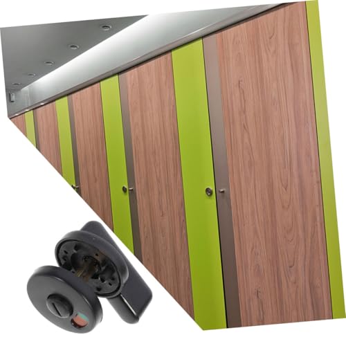 HONITANO 3 Stück Privacy Indicator Türschloss mit Belegtem Frei Anzeige Schlüsselloser Riegel für Badezimmer und WC Robustes Dunkles Türschloss zur Schnellen Belegterkennung für HONITANO 3 Stück Privacy Indicator Türschloss mit Belegtem Frei Anzeige Schlüsselloser Riegel für Badezimmer und WC Robustes Dunkles Türschloss zur Schnellen Belegterkennung für von HONITANO