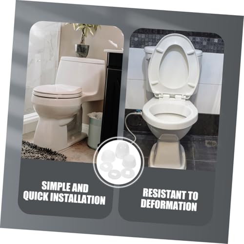 HONITANO 3 Stück Toilettenschrauben Abdeckkappen Abs Robust Passend Dekorative Wc Schraubenkappen für Bolzen und Schrauben Badezimmer Zubehör von HONITANO