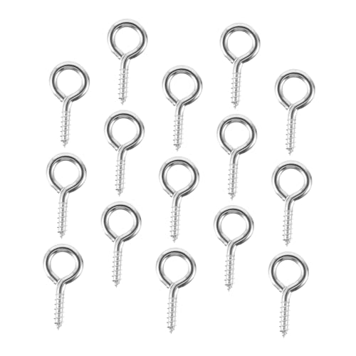 HONITANO 30 Stück Teiliges Schaf Augen Schrauben Set Langlebige Metallringe mit Starkem Halt für DIY Schmuck Holzarbeiten zum Aufhängen von Tassen Handtüchern Pflanzen und Dekorationen HONITANO 30 Stück Teiliges Schaf Augen Schrauben Set Langlebige Metallringe mit Starkem Halt für DIY Schmuck Holzarbeiten zum Aufhängen von Tassen Handtüchern Pflanzen und Dekorationen von HONITANO