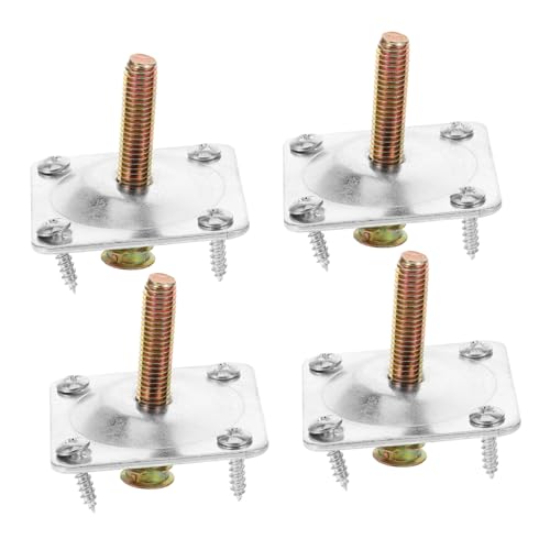 HONITANO 4 Sätze Möbelbein Befestigungsplatten für Sofas und Stühle Stabile Verbindung Einfache Montage Vielseitig Einsetzbar zur Reparatur Beschädigter Möbel HONITANO 4 Sätze Möbelbein Befestigungsplatten für Sofas und Stühle Stabile Verbindung Einfache Montage Vielseitig Einsetzbar zur Reparatur Beschädigter Möbel von HONITANO