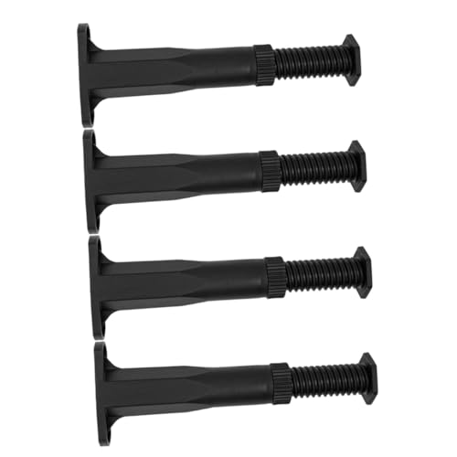 HONITANO 4 Stck Verstellbare Bettrahmenstützbeine Höhenverstellbar Kunststoff Möbelbeine Mittelstütze für Bettgestell Lattenrost Ersatz Füße für Stabile Bettrahmenunterstützung von HONITANO