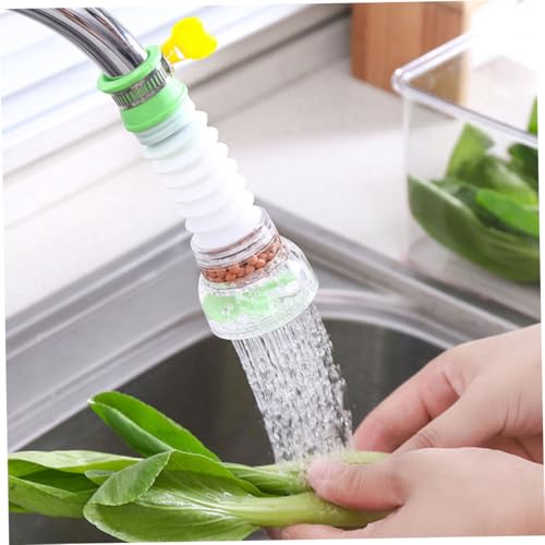 HONITANO 4 Stück Drehbarer Wasserhahn Filterdüse mit Feinem Partikelfilter Installieren Langlebig und Verstellbar für Küche und Bad Spritzschutz und Wasserreinigung von HONITANO
