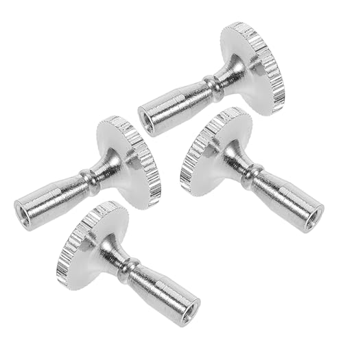 HONITANO 4 Stück Lampenschalter Drehknopf Kupfer Robust für Lampenfassung Teiliges mit Ergonomischem Griff zum Einfachen Ausschalten Geeignet für Steh und Wandlampen von HONITANO