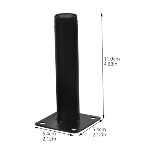 HONITANO 4 Stück Metall Möbelbeine Robuste Möbelfüße mit Antirutschpads für Sofa Tv Schrank Bett Nachttisch Kommode Ersatz Beine Möbelstützen HONITANO 4 Stück Metall Möbelbeine Robuste Möbelfüße mit Antirutschpads für Sofa Tv Schrank Bett Nachttisch Kommode Ersatz Beine Möbelstützen von HONITANO