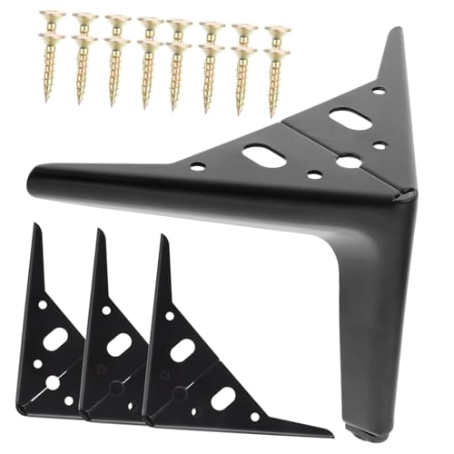 HONITANO 4 Stück Metall Möbelfüße aus Stahl Stabile Möbelbeine mit Hoher Tragkraft Rostfrei und Langlebig Geeignet für Sofa Bett Schrank Couchtisch und DIY Möbel von HONITANO