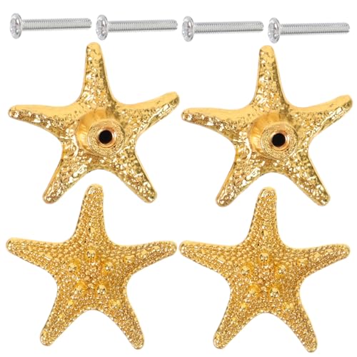 HONITANO 4 Stück Retro Goldfarbene Schrankgriff aus Robustem Single Vintage Möbelgriff Elegante Kommode Griff Design für Küchenschränke und Möbel Langlebiger Türgriff Ersatz HONITANO 4 Stück Retro Goldfarbene Schrankgriff aus Robustem Single Vintage Möbelgriff Elegante Kommode Griff Design für Küchenschränke und Möbel Langlebiger Türgriff Ersatz von HONITANO