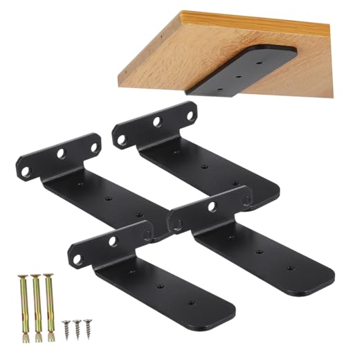 HONITANO 4 Stück Schwere Metall Wandhalterung Unsichtbare Dreieck Regalhalter für Küche Wohnzimmer Vielseitige Stabile Regalträger aus Robustem Stahl Einfache Schraubbefestigung Teiliges HONITANO 4 Stück Schwere Metall Wandhalterung Unsichtbare Dreieck Regalhalter für Küche Wohnzimmer Vielseitige Stabile Regalträger aus Robustem Stahl Einfache Schraubbefestigung Teiliges von HONITANO