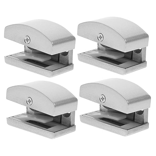 HONITANO 4 Stück Teiliges Aluminiumlegierung Verstellbarer Türbodenführung Glas Türstopper für Glas Rostfrei Stoßdämpfend Geeignet für Schiebetüren und Duschtüren HONITANO 4 Stück Teiliges Aluminiumlegierung Verstellbarer Türbodenführung Glas Türstopper für Glas Rostfrei Stoßdämpfend Geeignet für Schiebetüren und Duschtüren von HONITANO