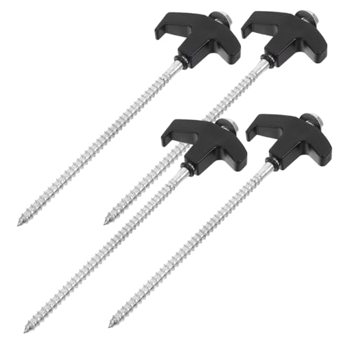 HONITANO 4 Stück Teiliges Drehbare Kunststoff Zeltheringe Windfeste Gewindebolzen für Outdoor Camping Leichte Stabile Bodenanker für Zelte Wiesen Hartes Gelände Vielseitig Einsetzbar HONITANO 4 Stück Teiliges Drehbare Kunststoff Zeltheringe Windfeste Gewindebolzen für Outdoor Camping Leichte Stabile Bodenanker für Zelte Wiesen Hartes Gelände Vielseitig Einsetzbar von HONITANO