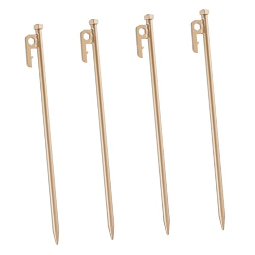 HONITANO 4 Stück Teiliges Edelstahl Zelt Heringe mit Verstärktem Nageldesign Stabile Bodenanker für Camping Outdoor Zelt und Markise Robust Langlebig und Einfach zu Ziehen HONITANO 4 Stück Teiliges Edelstahl Zelt Heringe mit Verstärktem Nageldesign Stabile Bodenanker für Camping Outdoor Zelt und Markise Robust Langlebig und Einfach zu Ziehen von HONITANO