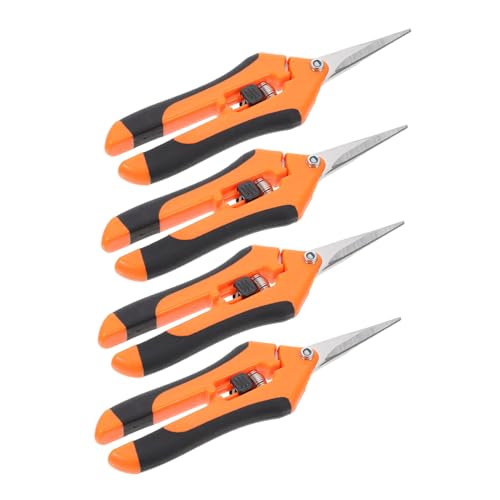 HONITANO 4 Stück Teiliges Gartenscheren mit Rutschfestem Griff Rostfreien Edelstahlklingen Multifunktional für Blumen Sträucher und Baumschnitt Ergonomisch und Rostfrei für Gartenarbeit HONITANO 4 Stück Teiliges Gartenscheren mit Rutschfestem Griff Rostfreien Edelstahlklingen Multifunktional für Blumen Sträucher und Baumschnitt Ergonomisch und Rostfrei für Gartenarbeit von HONITANO