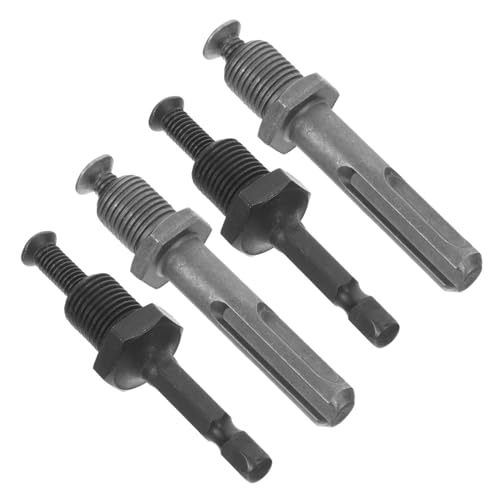 HONITANO 4 Stück Teiliges Impact Driver Adapter Schraubendreher Bohrfutter Adapter mit Gewindefunktion für Elektrowerkzeuge und Pneumatische Schraubenschlüssel Langlebig und Präzise HONITANO 4 Stück Teiliges Impact Driver Adapter Schraubendreher Bohrfutter Adapter mit Gewindefunktion für Elektrowerkzeuge und Pneumatische Schraubenschlüssel Langlebig und Präzise von HONITANO
