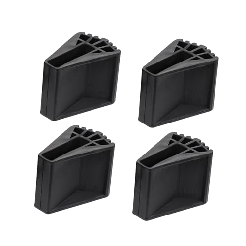 HONITANO 4 Stück Teiliges Leiterfußschutz Robustem Kunststoff Rutschfeste Leiterfüße mit Verstärktem Auflagebereich Langlebig und Einfach zu Montieren Passend für Haushalts Klappleitern von HONITANO