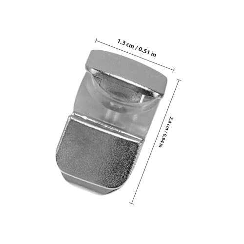 HONITANO 4 Stück Teiliges Verstellbare Zinklegierungs glasclips Glasscheiben Halterung Glasbodenträger für Vitrinen Trennwände und Wandhalterungen Robuste Befestigung HONITANO 4 Stück Teiliges Verstellbare Zinklegierungs glasclips Glasscheiben Halterung Glasbodenträger für Vitrinen Trennwände und Wandhalterungen Robuste Befestigung von HONITANO