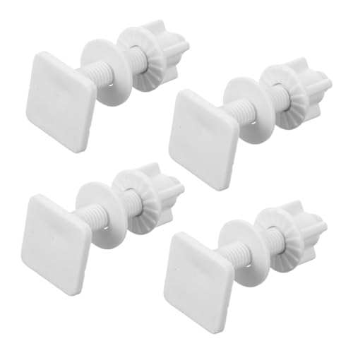 HONITANO 4 Stück Teiliges Wc sitz Schraubenset aus Langlebigem Abs Toilettensitz Befestigungsschrauben mit Stabiler Passform Elegantes Design für Sicheren Halt bei Top montage von HONITANO