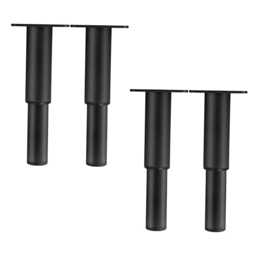 HONITANO 4 Stück Verstellbare Metall Möbelbeine Stabile Couch Sofa Füße Moderne Schwarze Möbelfüße für Tv Schrank und Couchtisch Höhenverstellbare Metallfüße HONITANO 4 Stück Verstellbare Metall Möbelbeine Stabile Couch Sofa Füße Moderne Schwarze Möbelfüße für Tv Schrank und Couchtisch Höhenverstellbare Metallfüße von HONITANO
