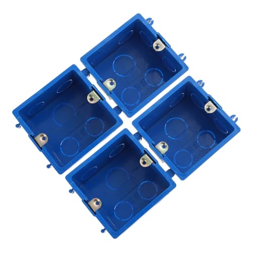 HONITANO 4 Stück Wasserdichte Verteilerdose PVC Kabelbox Abzweigdose Schutzgehäuse Kabelanschluss für Haushalt Elektro Installation Langlebig Robust von HONITANO