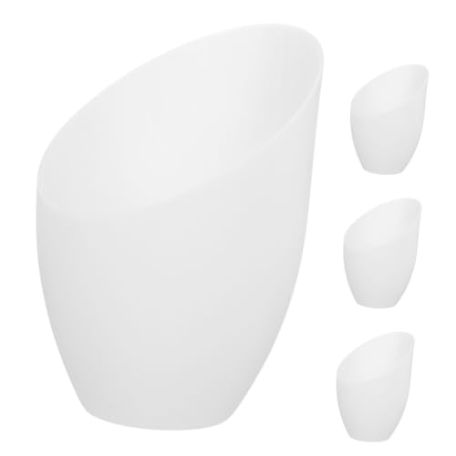 HONITANO 4 Stück Weiße Kunststoff Lampenschirme Loch Flachkopf Ersatz für Steh Wandleuchten Robust Schräg Designte Pferdehufe Form für Gemütliche Schlafzimmerbeleuchtung HONITANO 4 Stück Weiße Kunststoff Lampenschirme Loch Flachkopf Ersatz für Steh Wandleuchten Robust Schräg Designte Pferdehufe Form für Gemütliche Schlafzimmerbeleuchtung von HONITANO