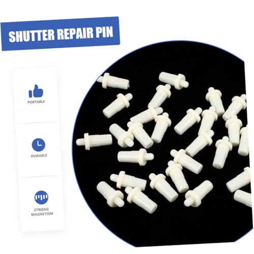 HONITANO 40 Stück Teiliges Shutter Replacement Pin Set aus Hochwertigem Kunststoff Robust und Langlebig Geeignet für Möbel Fensterläden und Jalousien Weiß Korrosionsfrei Vielseitig HONITANO 40 Stück Teiliges Shutter Replacement Pin Set aus Hochwertigem Kunststoff Robust und Langlebig Geeignet für Möbel Fensterläden und Jalousien Weiß Korrosionsfrei Vielseitig von HONITANO