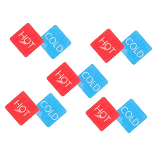 HONITANO 5 Paare Selbstklebende Heiß kalt wasserzeichen Acryl Wasserhahn Indikator Schilder für Küche Badezimmer Spültischarmatur Warm Kaltwasser Aufkleber Hotel Armatur Markierung HONITANO 5 Paare Selbstklebende Heiß kalt wasserzeichen Acryl Wasserhahn Indikator Schilder für Küche Badezimmer Spültischarmatur Warm Kaltwasser Aufkleber Hotel Armatur Markierung von HONITANO