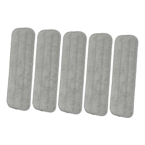 HONITANO 5 Stück Mikrofaser Mop Ersatzbezüge Waschbar Wiederverwendbar Saugfähig Kompatibel mit Bodenwischer für Fliesen Marmorböden Schnelle Trocknung Einfache Reinigung HONITANO 5 Stück Mikrofaser Mop Ersatzbezüge Waschbar Wiederverwendbar Saugfähig Kompatibel mit Bodenwischer für Fliesen Marmorböden Schnelle Trocknung Einfache Reinigung von HONITANO