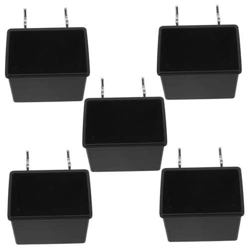 HONITANO 5 Stück Pegboard Behälter Schwarz mit Starker Tragkraft Einfach zu Montieren Robuste Aufbewahrungsboxen für Werkstatt Garage Laden und Heim Vielseitig für Werkzeug und Kleinteile HONITANO 5 Stück Pegboard Behälter Schwarz mit Starker Tragkraft Einfach zu Montieren Robuste Aufbewahrungsboxen für Werkstatt Garage Laden und Heim Vielseitig für Werkzeug und Kleinteile von HONITANO