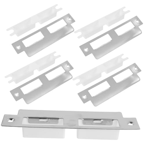 HONITANO 5 Stück Teiliges Edelstahl Schließblech für Innentüren Robustes Türreparaturset Korrosionsbeständig Einfache Montage Geeignet für Zimmertüren und Nebeneingangstüren HONITANO 5 Stück Teiliges Edelstahl Schließblech für Innentüren Robustes Türreparaturset Korrosionsbeständig Einfache Montage Geeignet für Zimmertüren und Nebeneingangstüren von HONITANO