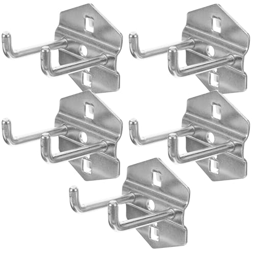 HONITANO 5 Stück Teiliges Metall Pegboard Haken Stabile Verschleißfeste Werkzeughaken für Lochwand Einfache Montage Vielseitig Nutzbar für Garage Werkstatt und Haushalt Platzsparende HONITANO 5 Stück Teiliges Metall Pegboard Haken Stabile Verschleißfeste Werkzeughaken für Lochwand Einfache Montage Vielseitig Nutzbar für Garage Werkstatt und Haushalt Platzsparende von HONITANO