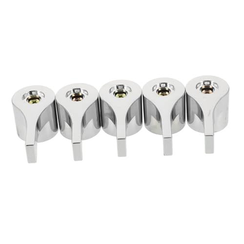 HONITANO 5 Stück Teiliges Metall Wasserhahngriff für Küche und Bad Langlebiger Stabiler Hebelgriff mit Feiner Verarbeitung Design für Waschbecken und Waschtisch HONITANO 5 Stück Teiliges Metall Wasserhahngriff für Küche und Bad Langlebiger Stabiler Hebelgriff mit Feiner Verarbeitung Design für Waschbecken und Waschtisch von HONITANO