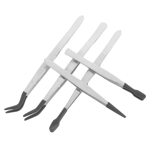 HONITANO 5 Stück Teiliges Pinzetten Set mit Weicher Gummibeschichtung Präzise Kratzfreie Spitzen Robust und Langlebig für Schmuck Briefmarken Modellbau Tragbar für Reisen und Zuhause HONITANO 5 Stück Teiliges Pinzetten Set mit Weicher Gummibeschichtung Präzise Kratzfreie Spitzen Robust und Langlebig für Schmuck Briefmarken Modellbau Tragbar für Reisen und Zuhause von HONITANO