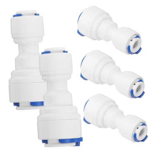 HONITANO 5 Stück Teiliges Schnellanschluss für Wasserrohre Gerader Verbinder für Wasserfilter und Umkehrosmose Einfache Manuelle Montage Kompatibel mit Trinkwasseranlagen und HONITANO 5 Stück Teiliges Schnellanschluss für Wasserrohre Gerader Verbinder für Wasserfilter und Umkehrosmose Einfache Manuelle Montage Kompatibel mit Trinkwasseranlagen und von HONITANO