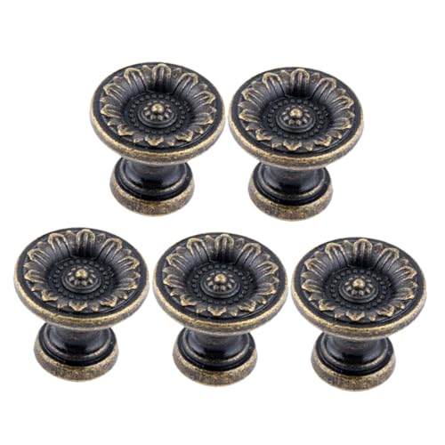 HONITANO 5 Stück Teiliges Vintage Möbelknöpfe Antik Stil Möbelgriffe für Schränke Schubladen Kommoden Robuste Möbelbeschläge Geeignet für Küchenschränke Kleiderschränke Büromöbel Einfache HONITANO 5 Stück Teiliges Vintage Möbelknöpfe Antik Stil Möbelgriffe für Schränke Schubladen Kommoden Robuste Möbelbeschläge Geeignet für Küchenschränke Kleiderschränke Büromöbel Einfache von HONITANO