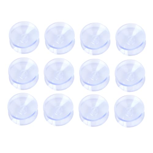 HONITANO 50 Stück Doppelseitige Saugnäpfe aus Transparente Glas saugnäpfe als rutschfeste Schutzpads für Tische Glasplatten Spiegel Vielseitig Einsetzbare Haftpolster für Möbel und von HONITANO