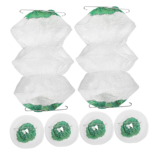 HONITANO 6 Stück Camping Laternen Mantels aus Hitzebeständigem Polyester Nahtlos Integrierbar Schnelles Austauschen Gleichmäßige Lichtverteilung für Outdoor Laternen und Gaslampen von HONITANO