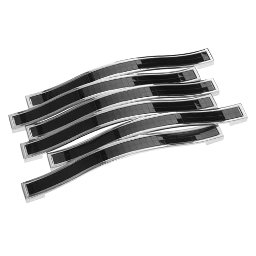 HONITANO 6 Stück Möbelgriffe Schwarz Vintage Schrankgriff für Kommode Kleiderschrank Schublade Ergonomisch Geformt Einfache Montage Stilvoller Türgriff für Inneneinrichtung von HONITANO