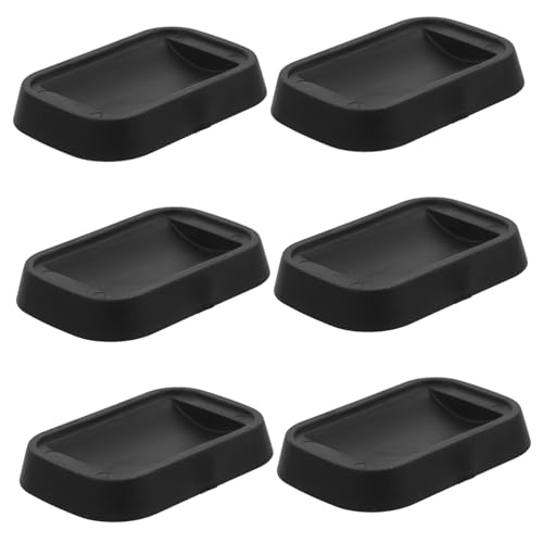 HONITANO 6 Stück Möbeluntersetzer Für Hartholzböden Gummi Caster Cups Stuhl Und Tisch Pads Zum Schutz Vor Kratzern Für Sofas Schreibtische Kommoden Geräuschreduzierend Und rutschfest von HONITANO