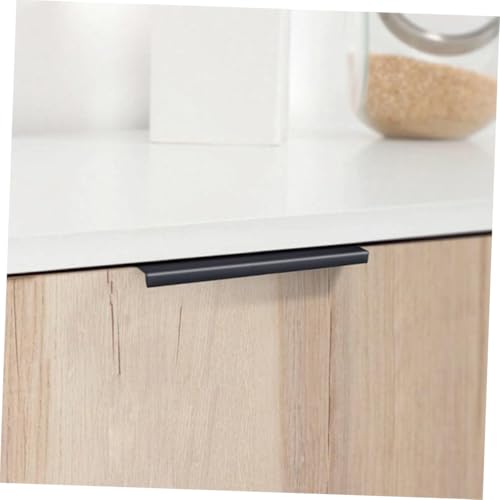 HONITANO 6 Stück Teiliges Aluminium Türgriffe für Schränke und Moderne Schwarze Küchen und Möbelgriffe mit Abgerundeten Kanten Langlebig Einfach zu Montieren Geeignet für Küchenschränke HONITANO 6 Stück Teiliges Aluminium Türgriffe für Schränke und Moderne Schwarze Küchen und Möbelgriffe mit Abgerundeten Kanten Langlebig Einfach zu Montieren Geeignet für Küchenschränke von HONITANO