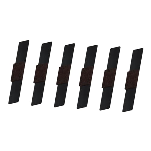 HONITANO 6 Stück Teiliges Filz Möbelpolster Selbstklebend Flexibel Anpassbar Schützend für Fliesen und Teppichböden als Bodenschoner für Stuhlbeine und Schaukelstühle von HONITANO