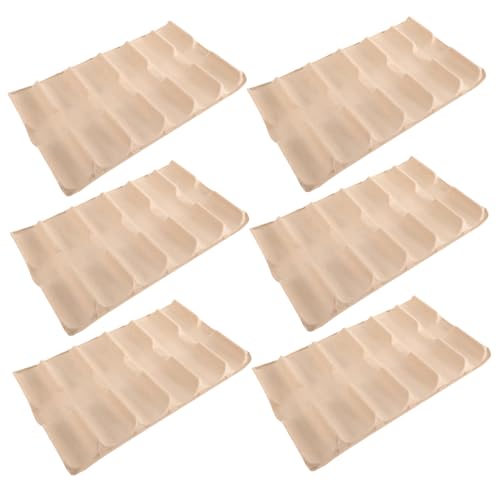 HONITANO 6 Stück Teiliges Modernes Papier Weinflaschenhalter Stoßfestes Weinflaschen Regal für Verpackungsbox Glatte Kanten Vielseitig Einsetzbar für Innenraumdekoration Partys Küche Bar von HONITANO