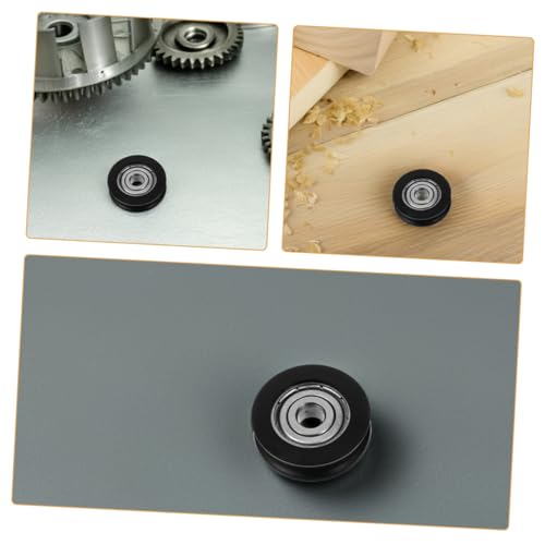 HONITANO 6 Stück Teiliges Nylon Beschichtete Aluminiumlegierung Schiebetürrollen für Möbel und Fenster Geräuscharm Langlebig Einfache Montage Geeignet für Schrank und Glastüren von HONITANO