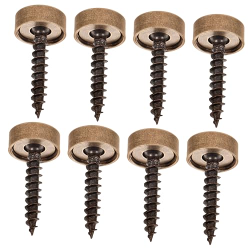 HONITANO 8 Stück Dekorative Spiegelschrauben Teilig Selbstschneidend mit Abdeckkappen Metall Zierschrauben für Möbel und Spiegel Robuste Befestigung Nahtloses Design Einfache Montage HONITANO 8 Stück Dekorative Spiegelschrauben Teilig Selbstschneidend mit Abdeckkappen Metall Zierschrauben für Möbel und Spiegel Robuste Befestigung Nahtloses Design Einfache Montage von HONITANO