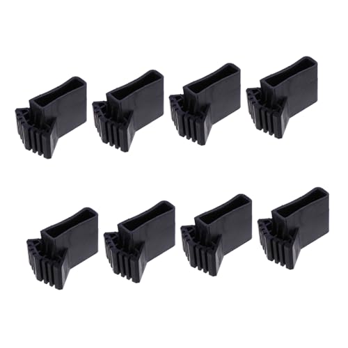 HONITANO 8 Stück Teiliges Rutschfeste Leiterfußmatten aus Umweltfreundlichem Elastisch Stoßdämpfend Schützend Einfache Montage für Stabile und Sichere Nutzung Klappbarer Leitern von HONITANO