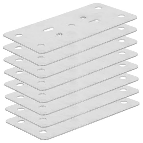 HONITANO 8 Stück Teiliges Türschließblech Reparaturset aus Rostfreiem Verstärkte Türschloss Abdeckung Runde Fixierplatte für Schranktüren Einfache DIY Montage Langlebige Türverstärkung HONITANO 8 Stück Teiliges Türschließblech Reparaturset aus Rostfreiem Verstärkte Türschloss Abdeckung Runde Fixierplatte für Schranktüren Einfache DIY Montage Langlebige Türverstärkung von HONITANO