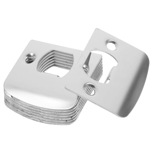 HONITANO 8 Stück Teiliges Türschloss Schlagplatte aus Schwarzem Edelstahl Kompatibel mit Verschiedenen Türschlössern Robuste Metallführung für Holz und Zimmertüren Inklusive HONITANO 8 Stück Teiliges Türschloss Schlagplatte aus Schwarzem Edelstahl Kompatibel mit Verschiedenen Türschlössern Robuste Metallführung für Holz und Zimmertüren Inklusive von HONITANO