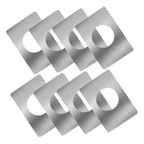HONITANO 8 Stück Türverstärkungsplatten aus Rostfreiem Stahl Stabile Türschloss Reparaturplatten zur Abdeckung und Verstärkung Beschädigter Türgriffbereiche Langlebige Türloch Füllplatten HONITANO 8 Stück Türverstärkungsplatten aus Rostfreiem Stahl Stabile Türschloss Reparaturplatten zur Abdeckung und Verstärkung Beschädigter Türgriffbereiche Langlebige Türloch Füllplatten von HONITANO