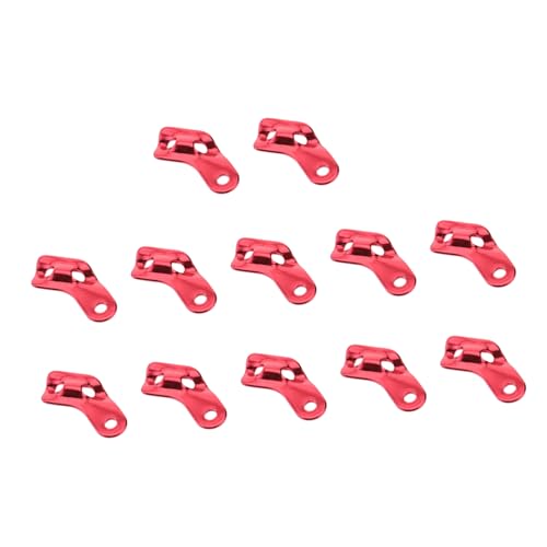 HONITANO 9 Stück Robuste Aluminiumlegierung Zelt Windseilschnallen mit Löchern Langlebige Zeltschnur Spanner für Outdoor Camping und Klettern Kompakt und Einfach Tragbar von HONITANO